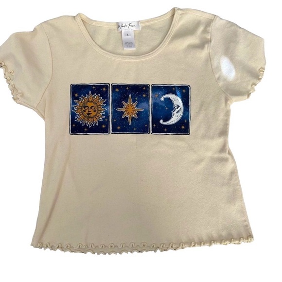 white fawn Other - Girls White Fawn size L (10-12) celestial baby tee